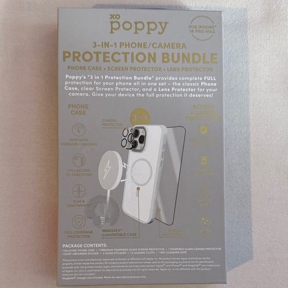 NIB 🤍   Protection Bundle for Apple iPhone 16 Pro Max 🤍 - Picture 4 of 6